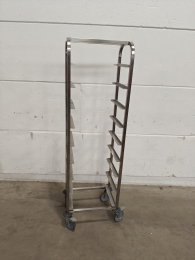 Rvs regaalwagen 9 niveau (460x365mm) -  meerdere beschikbaar